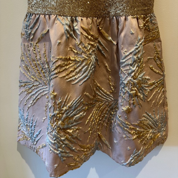 Florence Fancy Holiday Sequin Patterned dress size 14(kids) - Picture 4 of 6